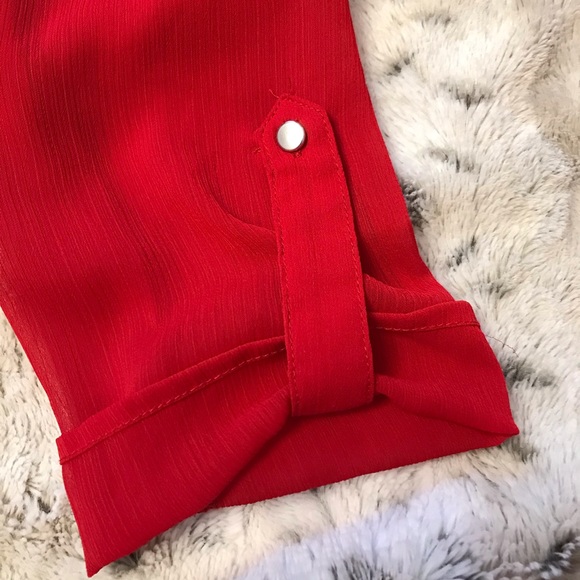 🍒3 for $12 - Suzy Shier Red Top - Picture 4 of 6